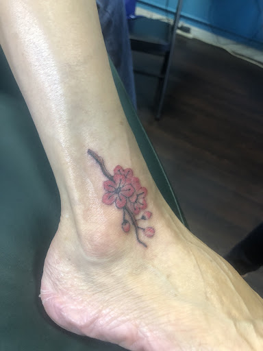 Explore womens leg sleeve tattoo ideas, creative tattoo ideas in San Jose, available at Legacy Tattoo