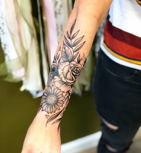 Explore head tattoo ideas male, creative tattoo ideas in Batavia, available at The Pretty Pin-Up Tattoo Parlor