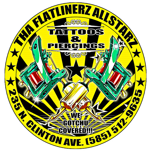 Tattoo Shop «Tha Flatlinerz Allstarz Tattoo & Piercings», reviews and photos, 235 N Clinton Ave, Rochester, NY 14605, USA