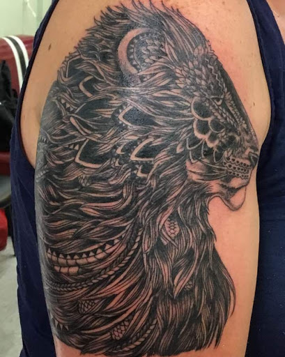 Explore day of the dead tattoo ideas, creative tattoo ideas in Easley, available at Amber Island Tattoo