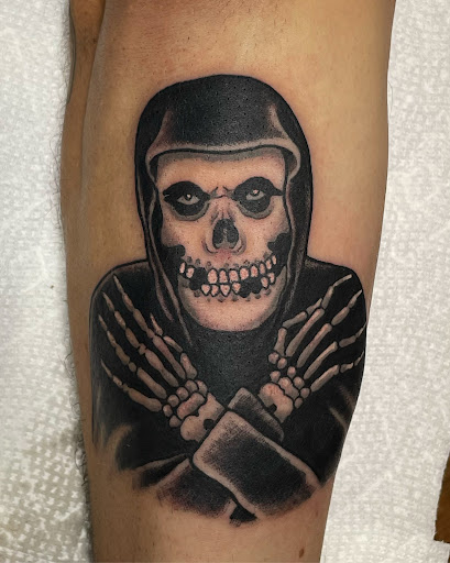 Explore dark tattoo ideas for women, creative tattoo ideas in Brooklyn, available at Electric Anvil Tattoo & Piercing