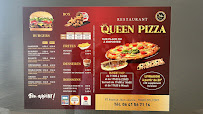 Menu / carte de Queen pizza à Belfort