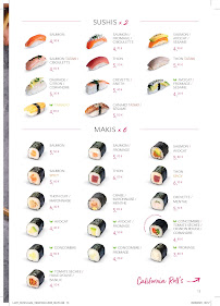 Restaurant de sushis Lady Sushi Narbonne à Narbonne (la carte)