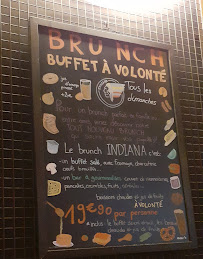 Indiana Café - Strasbourg à Strasbourg menu