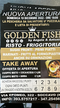 Menu / carte de Golden Fish à Naples