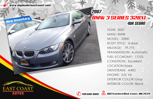 Used Car Dealer «East Coast Automotive Inc», reviews and photos, 803 Eastern Blvd, Essex, MD 21221, USA