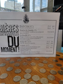 Quebecium bistro - bar - épicerie fine à Paris menu
