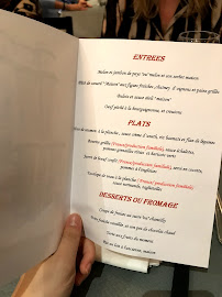 Chez Comus à Vincennes menu