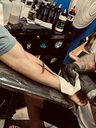 Explore grandson tattoo ideas, creative tattoo ideas in Southport, available at Inklanation Custom Tattoos