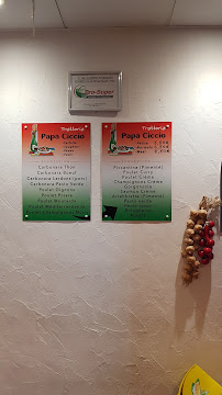 Papa Ciccio à Schiltigheim menu