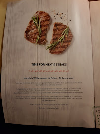 Carte du Erhan Et Restaurant Steakhouse à Ludwigshafen