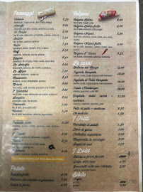 Menu du La Smorfia à Latina