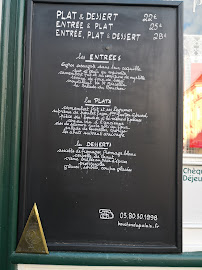 Le Bouchon Du Palais à Dijon menu