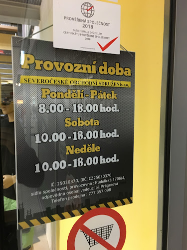 Komentáře a recenze na SEVEROČESKÉ OBCHODNÍ SDRUŽENÍ s.r.o.