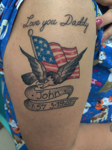 Explore spine tattoo ideas for women, creative tattoo ideas in Kansas City, available at Grimm Tattoo and Bert Grimm Museum