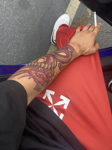 Explore memorial tattoo ideas for men, creative tattoo ideas in North Hollywood, available at Noho Ink