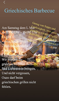Menu / carte de Irodion - Anastasios Nasios à Bad Liebenstein