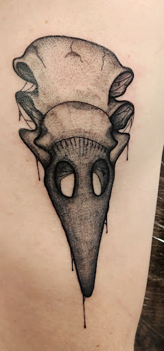 Explore girly tattoo ideas for a sleeve, creative tattoo ideas in Harrah, available at Gypsy Blood Body Art Studio