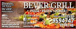 Carte du Bever Grill - Pizza Pasta und Döner à Ostbevern