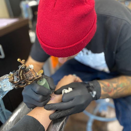Explore half and half tattoo ideas, creative tattoo ideas in Maryland Heights, available at Thirteen Roses Tattoo & Aesthetics