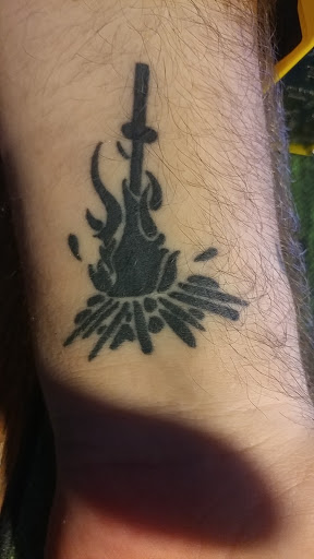 Explore black clover tattoo ideas, creative tattoo ideas in Bargersville, available at Angels and Demons Tattoo