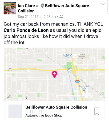 Auto Body Shop «Bellflower Auto Square Collision», reviews and photos, 10101 Artesia Blvd, Bellflower, CA 90706, USA