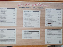 Menu / carte de La Cantinina à Ostuni