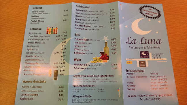 Rezensionen über Restaurant Take Away La Luna in Buchs - Restaurant