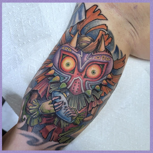 Explore angel and demon tattoo ideas, creative tattoo ideas in Augusta, available at Mr. Tattoo