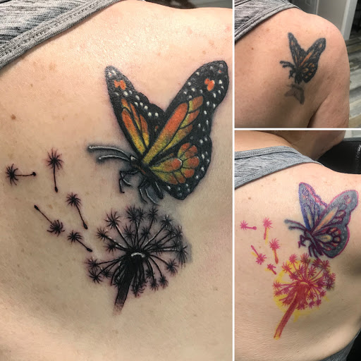 Explore pec tattoo ideas, creative tattoo ideas in Ocala, available at The Tattoo Gallery of Ocala LLC