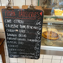 Menu / carte de Café Pimpin 18e à Paris