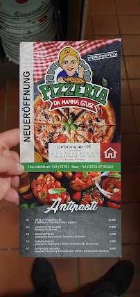Pizzeria Pizzeria Da Mamma Giusi à Haan - menu / carte