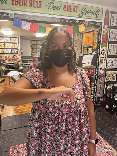 Explore small arrow tattoo ideas, creative tattoo ideas in Matthews, available at Opal Heart Tattoo