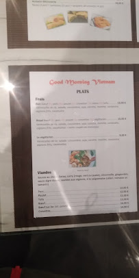 Good Morning Vietnam à Thonon-les-Bains menu