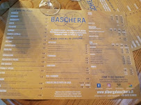 Pizzeria Albergo Baschera à Fagagna (le menu)