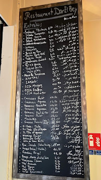 Menu / carte de Restaurant Dar El Bey à Paris