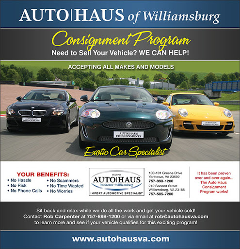 Used Car Dealer «Auto Haus (Sales and Service)», reviews and photos, 100 Greene Dr, Yorktown, VA 23692, USA