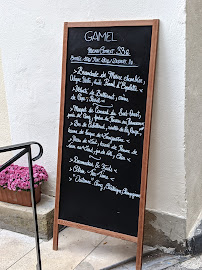 Carte du GAMEL Restaurant à Nîmes