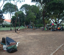 Taman depan stasiun Manggarai photo