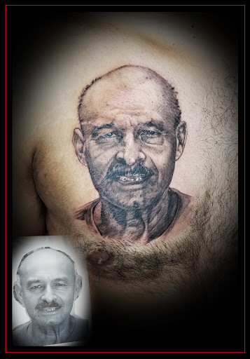 Explore blue tattoo ideas, creative tattoo ideas in Omaha, available at Eternal Tattoo & Body Piercing - Omaha