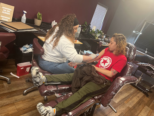 Explore simple dragon tattoo ideas, creative tattoo ideas in Clarksville, available at Dark Raine Tattoo