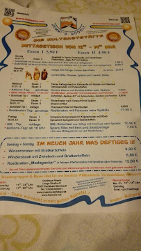 Restaurant allemand Hemmis Rössle à Karlsbad (la carte)