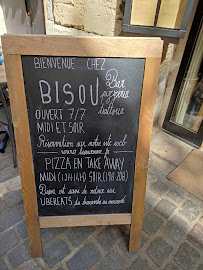 Bisou à Rouen menu