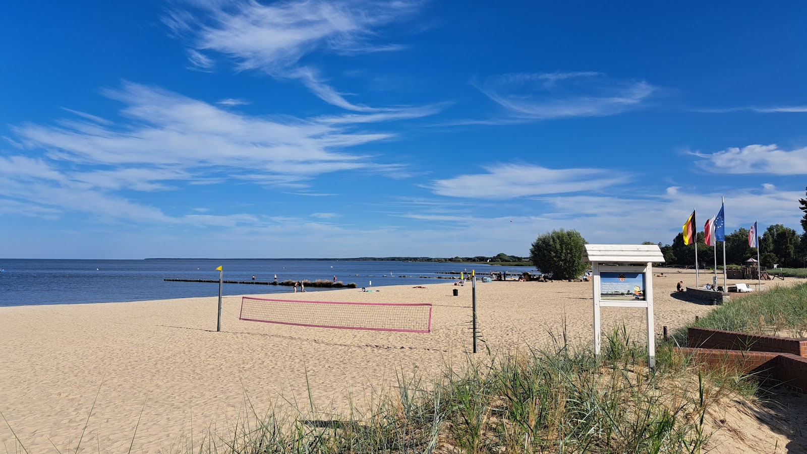 Foto van Ueckermünde Strand met hoog niveau van netheid