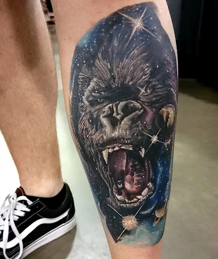 Explore anime forearm tattoo ideas, creative tattoo ideas in Largo, available at Alchemy Tattoos and Body Piercings