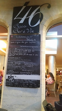 Restaurant Bar à Vin Le 46 à Avignon menu