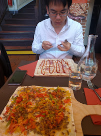 Pizza du Restaurant de spécialités alsaciennes Flam's à Paris - n°4