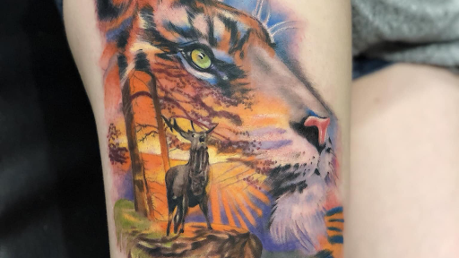 Explore broken clock tattoo ideas, creative tattoo ideas in Waxahachie, available at Tattoo Guild