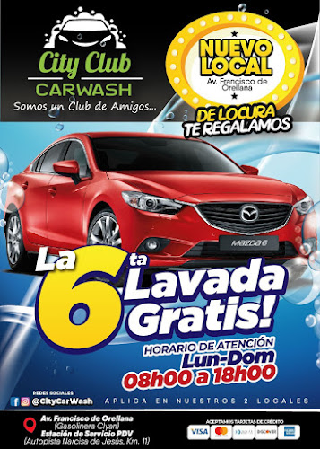 Opiniones de City Club Carwash (Orellana) en Guayaquil - Servicio de lavado de coches