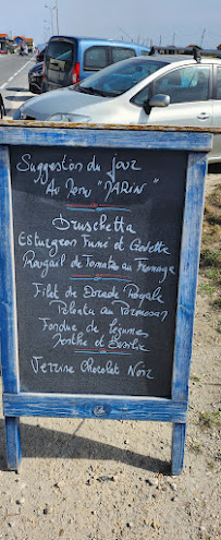 Restaurant français Chez Gaby à La Tremblade (le menu)